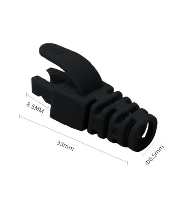 Manson protectie mufa RJ45, negru (100buc) RJ45-CAP-BK