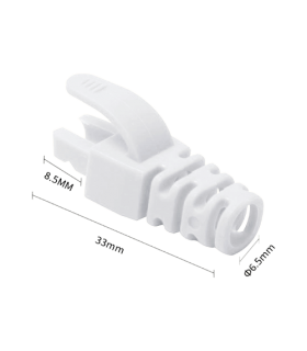Manson protectie mufa RJ45, alb (100buc) RJ45-CAP-WH