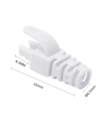 Manson protectie mufa RJ45, alb (100buc) RJ45-CAP-WH