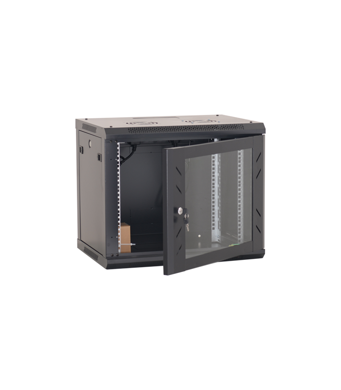 Rack perete 9U 19' 600x450, negru - ASYTECH Networking ASY-9U-6045W