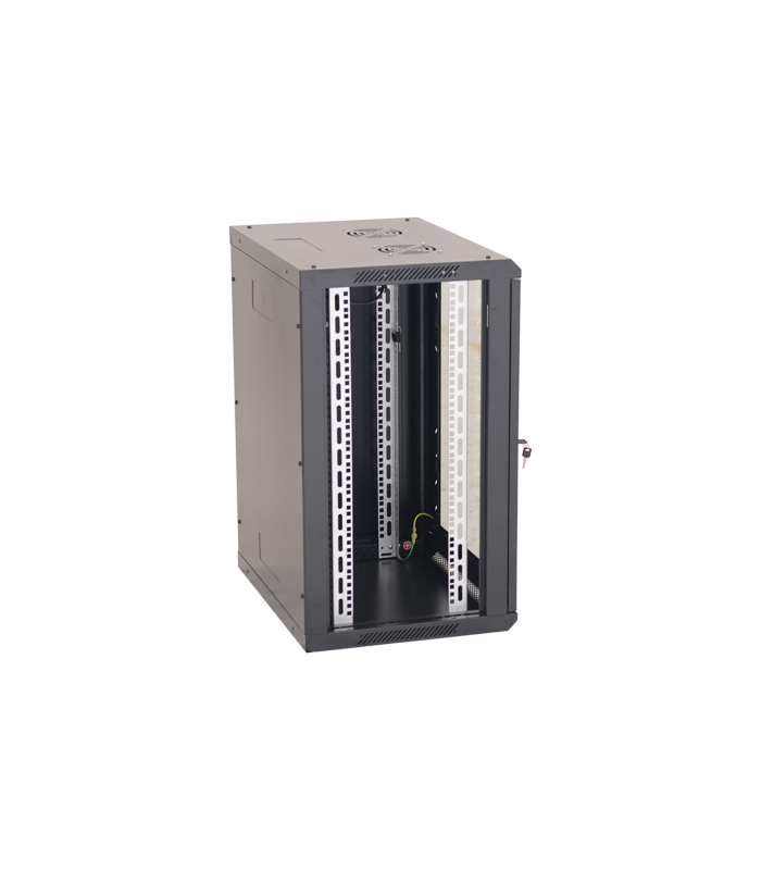 Rack perete 15U 19' 600x450, negru - ASYTECH Networking ASY-15U-6045W