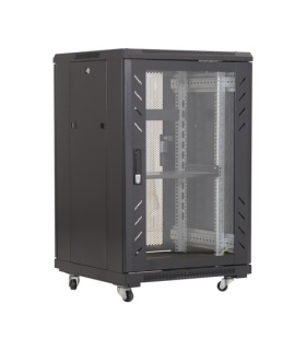 Rack podea 18U 19' 600x600, negru - ASYTECH Networking ASY-18U-6060E