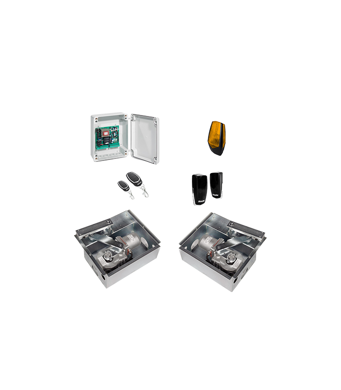 Automatizare ingropata pentru poarta batanta 2x2.5m - MOTORLINE SUBWING700-KIT