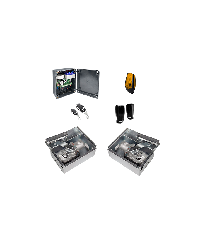Automatizare ingropata pentru poarta batanta 2x2.5m - MOTORLINE SUBWING724-KIT