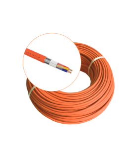 Cablu incendiu JE-H(St)H FE 180 E30/E90, 2x2x08 ecranat, 100m - EuroClass  MEK90-2x2x08