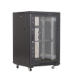 Rack podea 18U 19' 600x800, negru - ASYTECH Networking ASY-18U-6080E