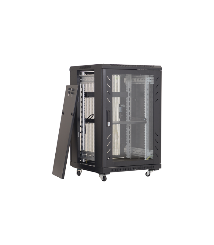 Rack podea 22U 19' 600x600, negru - ASYTECH Networking ASY-22U-6060E