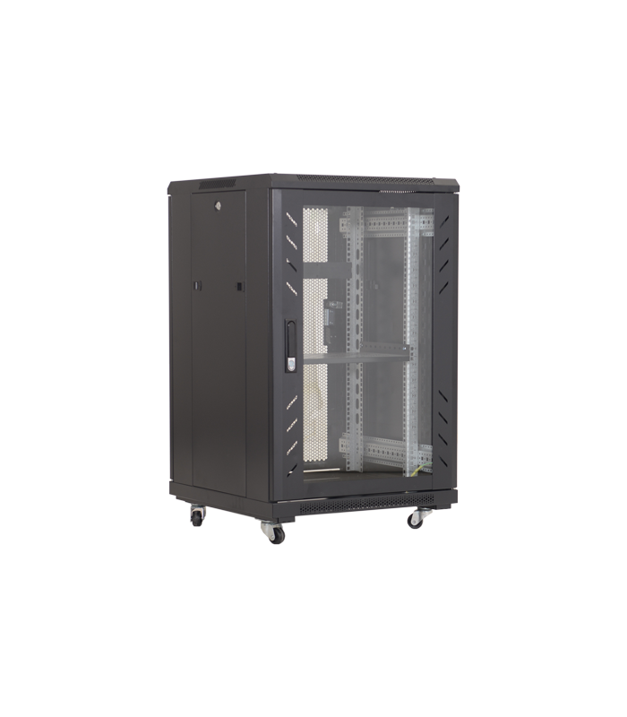 Rack podea 27U 19' 600x600, negru - ASYTECH Networking ASY-27U-6060E