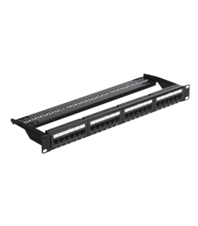 Patch Panel 1U, UTP cat5e, 24 porturi RJ45 - ASYTECH Networking ASY-PP-UTP5E-24