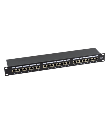 Patch Panel 1U, FTP cat5e, 24 porturi RJ45 - ASYTECH Networking ASY-PP-FTP5E-24