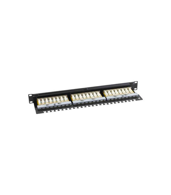 Patch Panel 1U, FTP cat5e, 24 porturi RJ45 - ASYTECH Networking ASY-PP-FTP5E-24