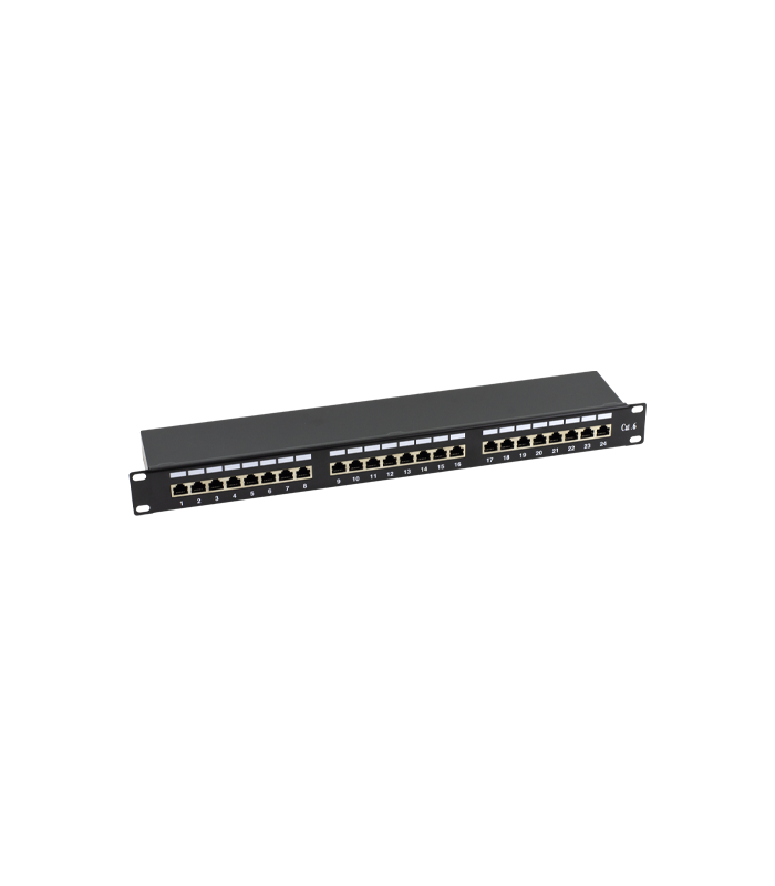 Patch Panel 1U, FTP cat6, 24 porturi RJ45 - ASYTECH Networking ASY-PP-FTP6-24