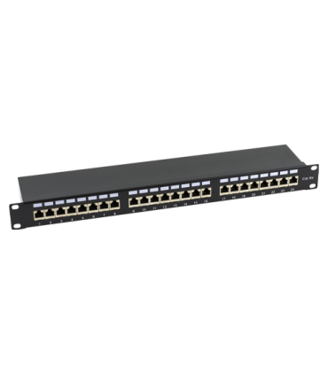 Patch Panel 1U, FTP cat6A, 24 porturi RJ45 - ASYTECH Networking ASY-PP-FTP6A-24