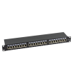 Patch Panel 1U, FTP cat6A, 24 porturi RJ45 - ASYTECH Networking ASY-PP-FTP6A-24