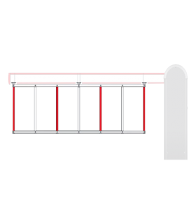 Gard aluminiu brat bariera - DITEC QIKGR