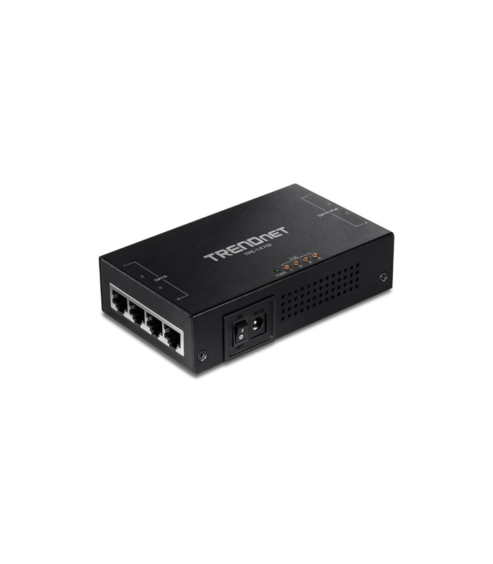 Injector Gigabit 4 x PoE+, putere 65W - TRENDnet TPE-147GI