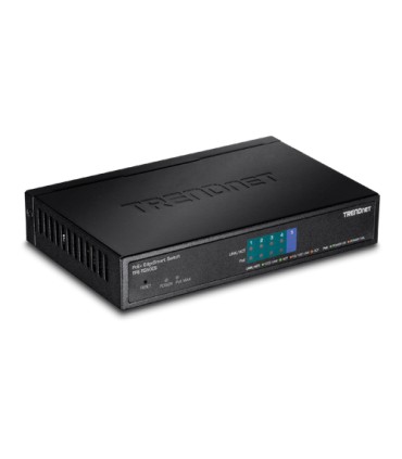 Switch 5 porturi - 4 Gigabit PoE+ 31W, 1 x Gigabit - TRENDnet TPE-TG50ES