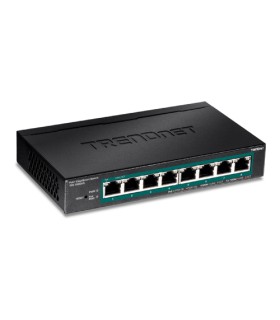 Switch 8 porturi Gigabit PoE+ 64W - TRENDnet TPE-TG82ES