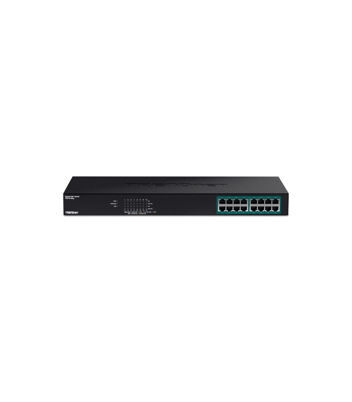 Switch 16 porturi Gigabit PoE+ 246W - TRENDnet TPE-TG160G
