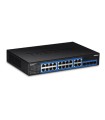 Switch Web Smart 16 porturi Gigabit, 4 porturi Gigabit RJ-45/SFP - TRENDnet TEG-204WS