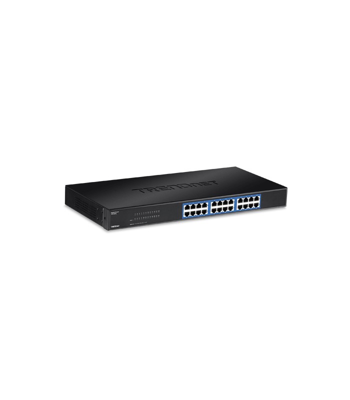 Switch GREENnet rack mount 24 porturi Gigabit - TRENDnet TEG-S24G