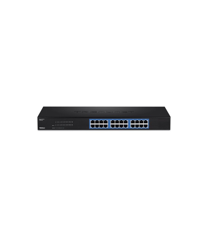 Switch GREENnet rack mount 24 porturi Gigabit - TRENDnet TEG-S24G