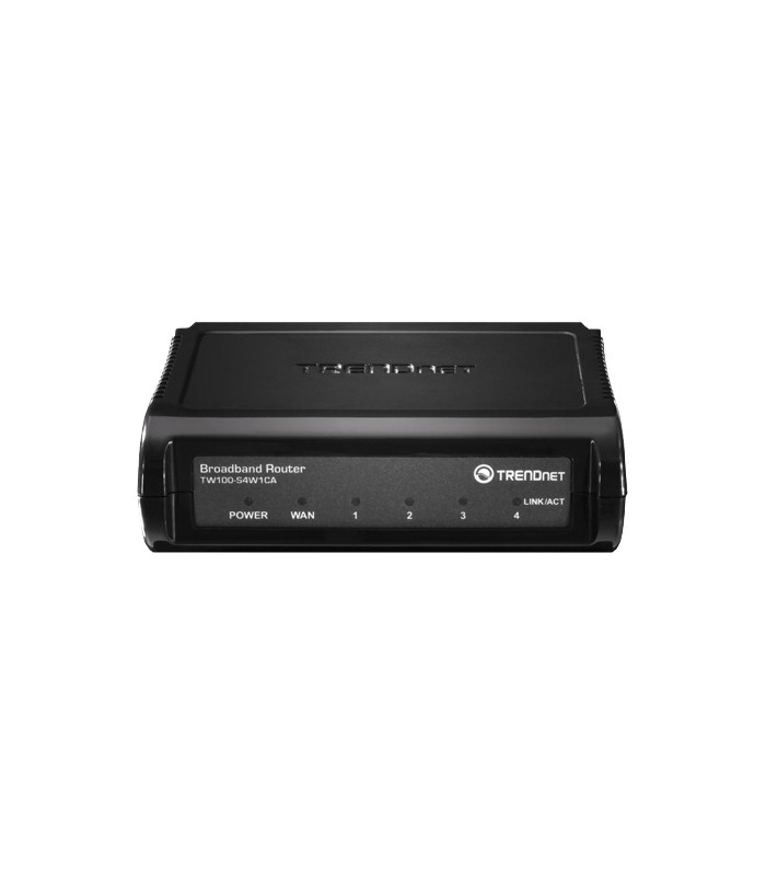 Broadband Router 4 porturi 10/100Mbps - TRENDnet TW100-S4W1CA