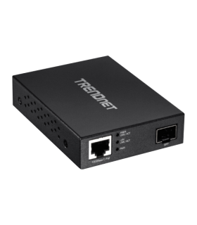 Mediaconvertor POE Gigabit - SFP fibra optica - TRENDnet TFC-PGSFP