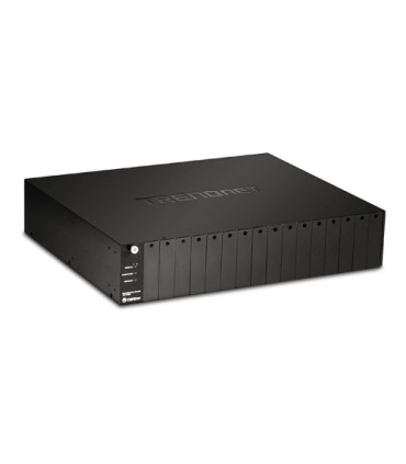Sasiu cu 16 porturi pentru media convertoare - TRENDnet TFC-1600