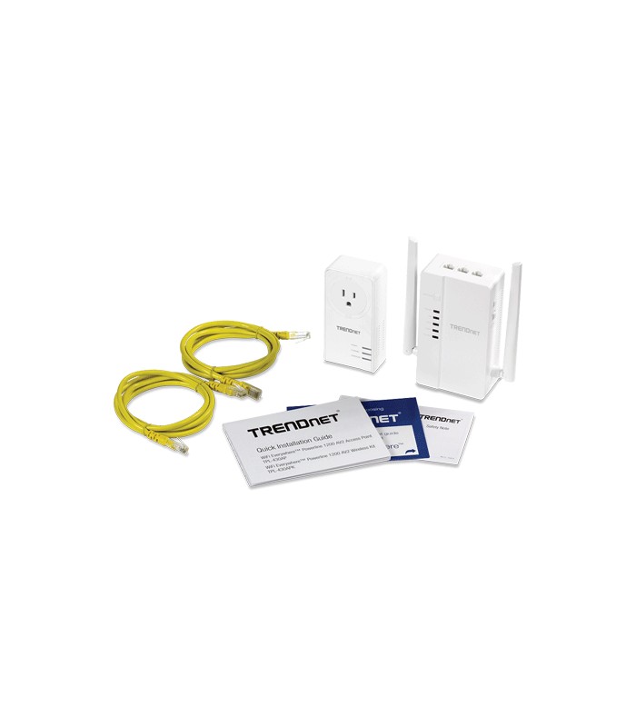 Kit Wireless Powerline WiFi Everywhere 1200 AV2 - TRENDnet TPL-430APK