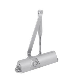 Amortizor hidraulic argintiu cu brat articulat - DORMA TS68