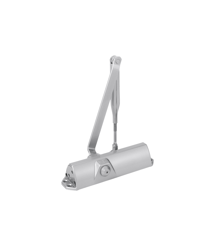 Amortizor hidraulic argintiu cu brat articulat - DORMA TS68