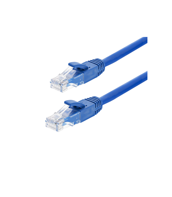 Patch cord Gigabit UTP cat6, LSZH, 0.50m, albastru - ASYTECH Networking TSY-PC-UTP6-050M-B