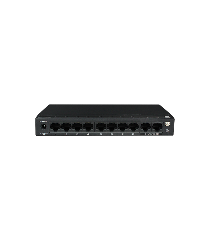 Switch 8 porturi PoE, 2 port uplink, 120W - UTEPO SF10P-FHM