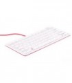 RASPBERRY-PI - RPI-KEYB (DE)-RED/WHITE - Development Kit Accessory, Official Raspberry Pi Keyboard, Red/White, German La