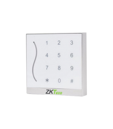 Cititor de proximitate RFID EM125Khz cu tastatura integrata, IP65, alb - ZKTeco GL-ER-PROID30-W-WG-1