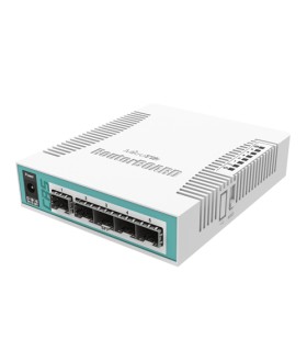 Smart Switch, 5 x SFP, 1 x Combo port SFP/Gigabit - Mikrotik CRS106-1C-5S