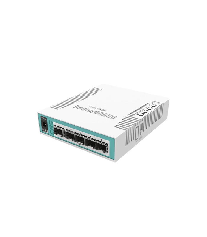 Smart Switch, 5 x SFP, 1 x Combo port SFP/Gigabit - Mikrotik CRS106-1C-5S