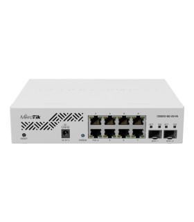 Smart Switch, 8 x Gigabit, 2 x SFP+ 10Gbps - Mikrotik CSS610-8G-2S+IN