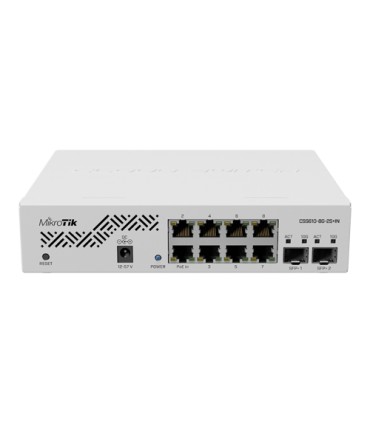 Smart Switch, 8 x Gigabit, 2 x SFP+ 10Gbps - Mikrotik CSS610-8G-2S+IN