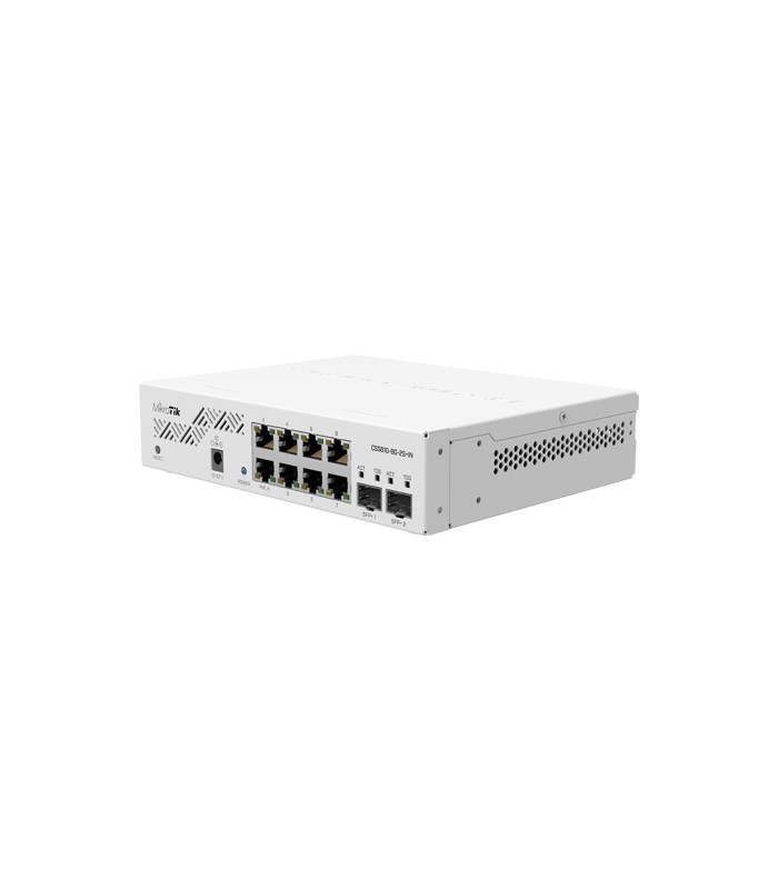 Smart Switch, 8 x Gigabit, 2 x SFP+ 10Gbps - Mikrotik CSS610-8G-2S+IN