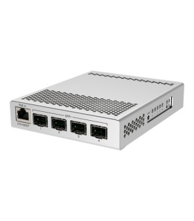 Smart Switch, 1 x Gigabit, 4 x SFP+ 10Gbps - Mikrotik CRS305-1G-4S+IN