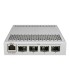 Smart Switch, 1 x Gigabit, 4 x SFP+ 10Gbps - Mikrotik CRS305-1G-4S+IN
