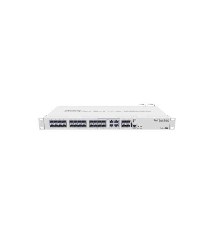 Management Switch 20 x SFP, 4 x SFP+, 4 x Combo (Gigabit sau SFP) - Mikrotik CRS328-4C-20S-4S+RM