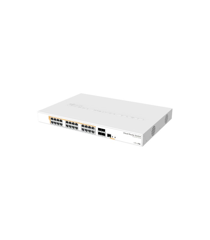 Management Switch 24 x Gigabit PoE+ Out 450W, 4 x SFP+ 10Gbps - Mikrotik CRS328-24P-4S+RM