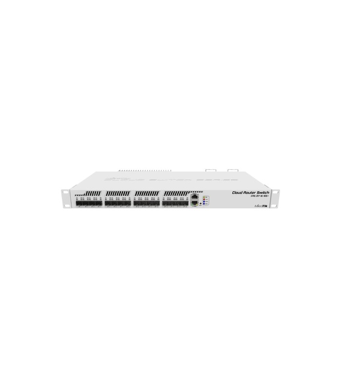 Management Switch 16 x SFP+ 10Gbps, 1 x Gigabit - Mikrotik CRS317-1G-16S+RM