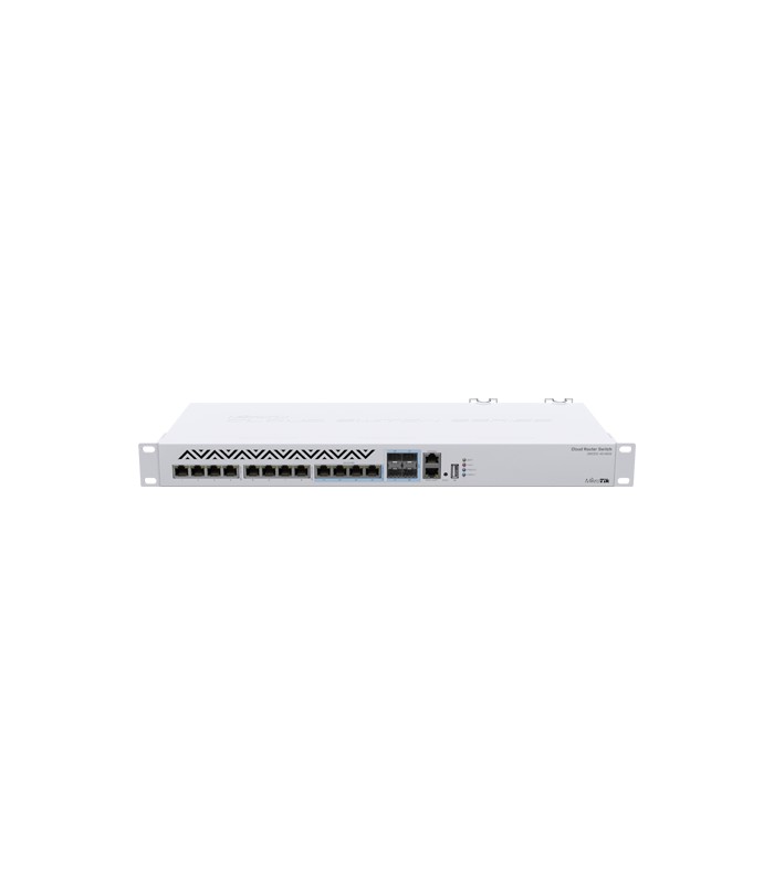 Management Switch, 8 x 10G Ethernet, 4 x 10G combo RJ45/SFP+,  - Mikrotik CRS312-4C+8XG-RM