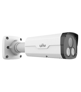 Camera IP seria ColorHunter, rezolutie 5 MP, lentila 4mm, LED 30M imagini color 24/7, SDcard, IK10 - UNV IPC2225SE-DF40K-WL-I0