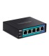 Switch 5 porturi Gigabit PoE+ 35W - TRENDnet TE-GP051