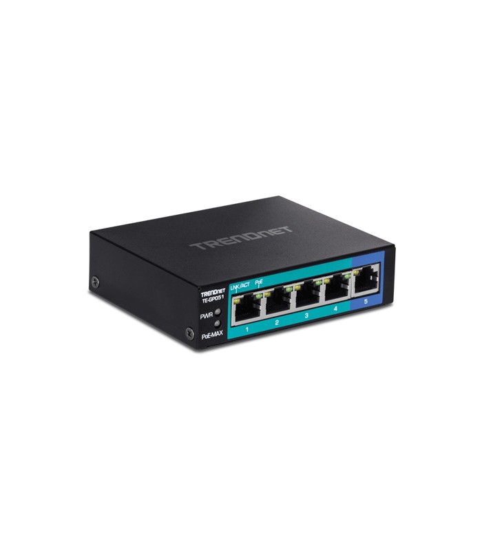 Switch 5 porturi Gigabit PoE+ 35W - TRENDnet TE-GP051